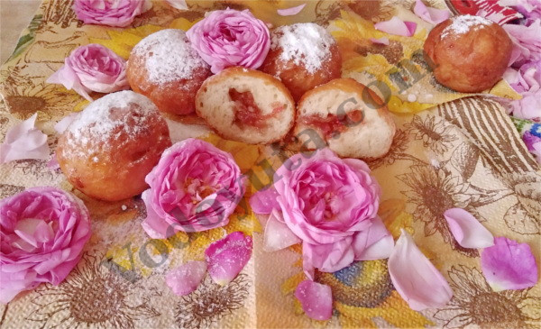 Пончики с чайной розой… Юльетта в гостях у Аленки
