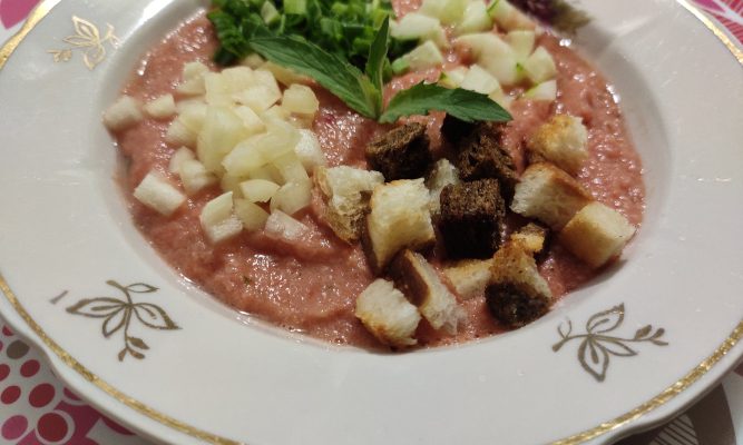 Холодный летний суп «Гаспачо»